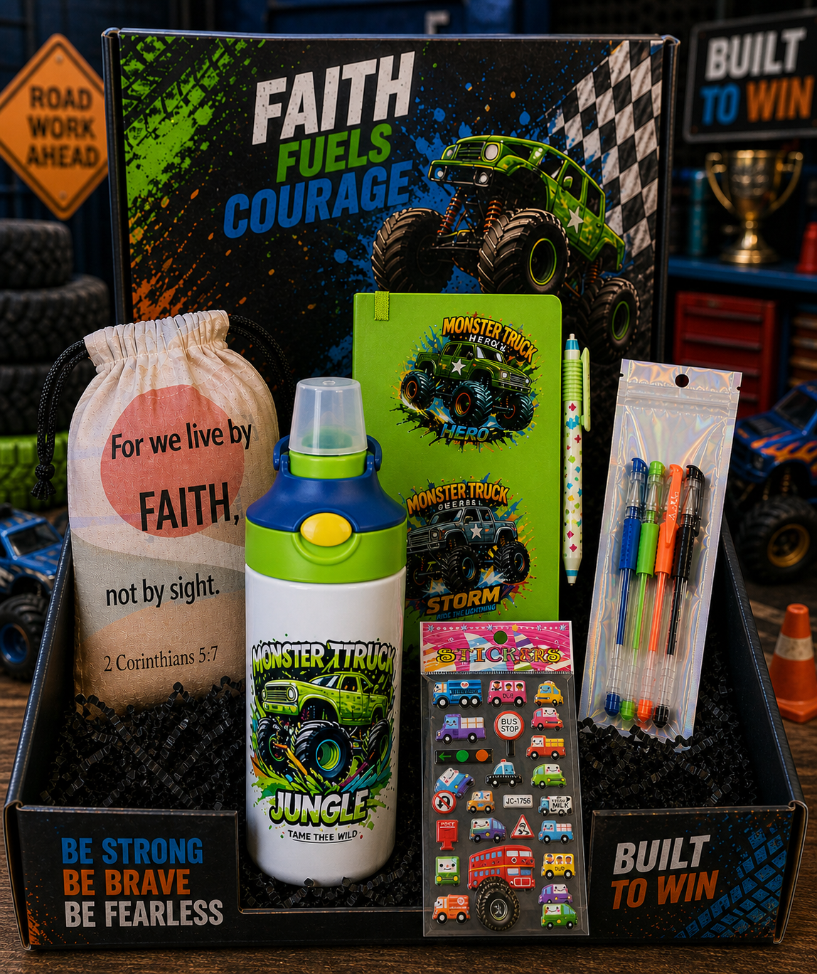 “Fuel the Faith: Monster Truck Little Creator Gift Box”