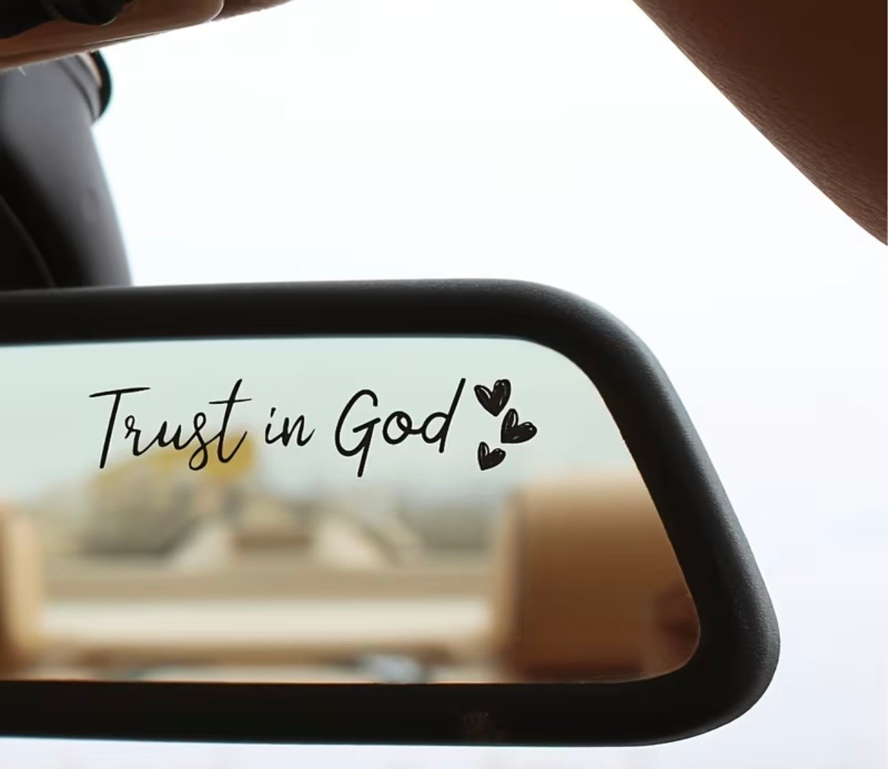 Mirror Reminder™ Trust in God Decal