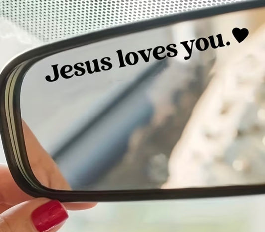 Loved Always™ Jesus Loves You UVDTF Decal