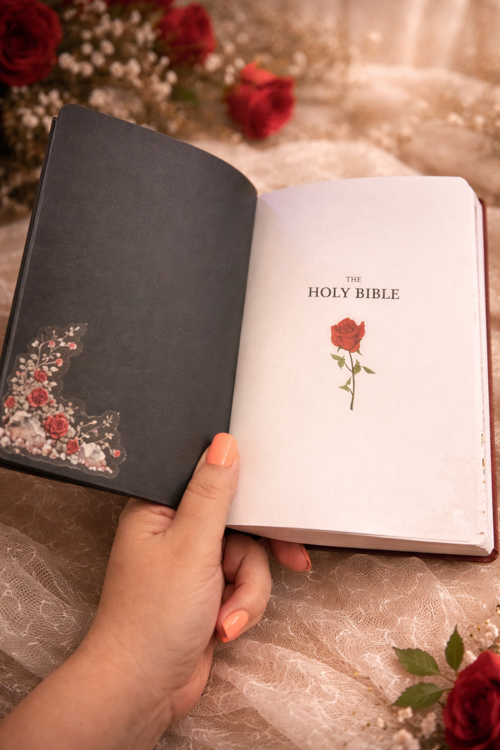 🌹 It Is Well: Crimson Heirloom NKJV Bible