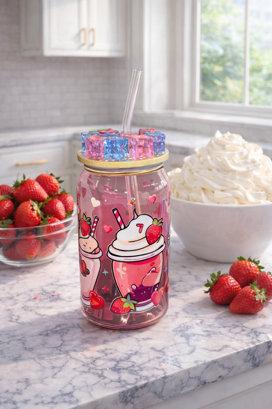 ✨ Chill & Pour Glass Tumbler | 20 oz ✨