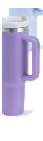 MegaSip 40oz Stainless Steel Tumbler – Insulated, Handle & Straw Included