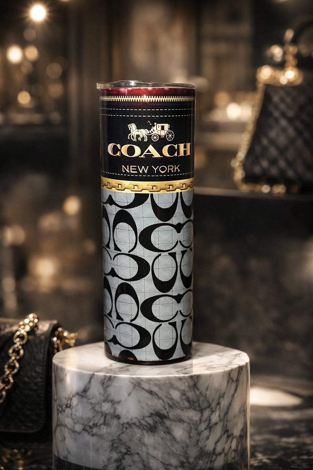 ✨ City Chic Luxe – 20oz Designer Inspired Tumbler ✨