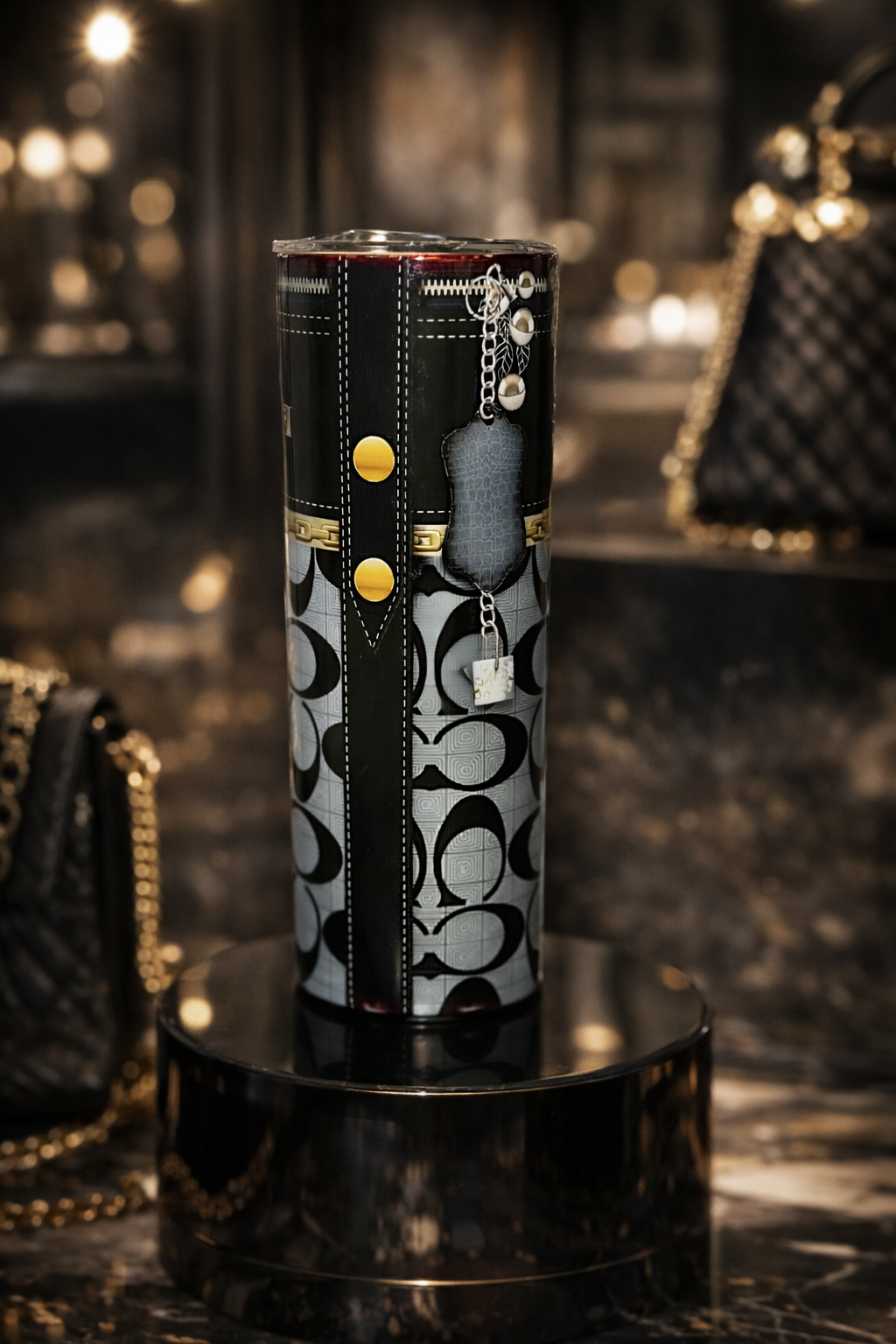 ✨ City Chic Luxe – 20oz Designer Inspired Tumbler ✨