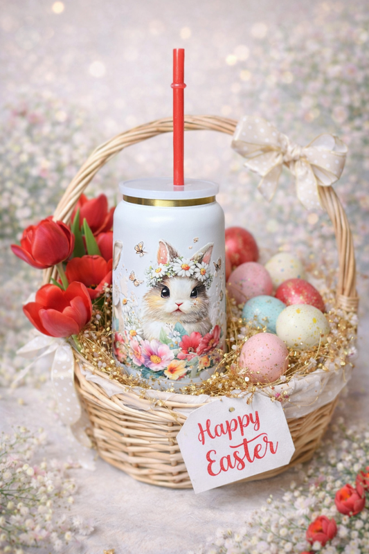 🐰🌸 “Bunny Pop” Color-Changing Easter Tumbler 🌸🐰