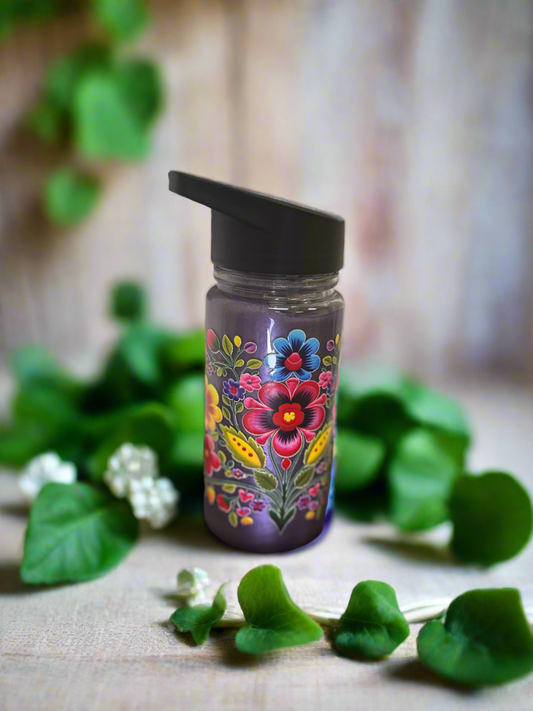 Purple Mica Snow Globe