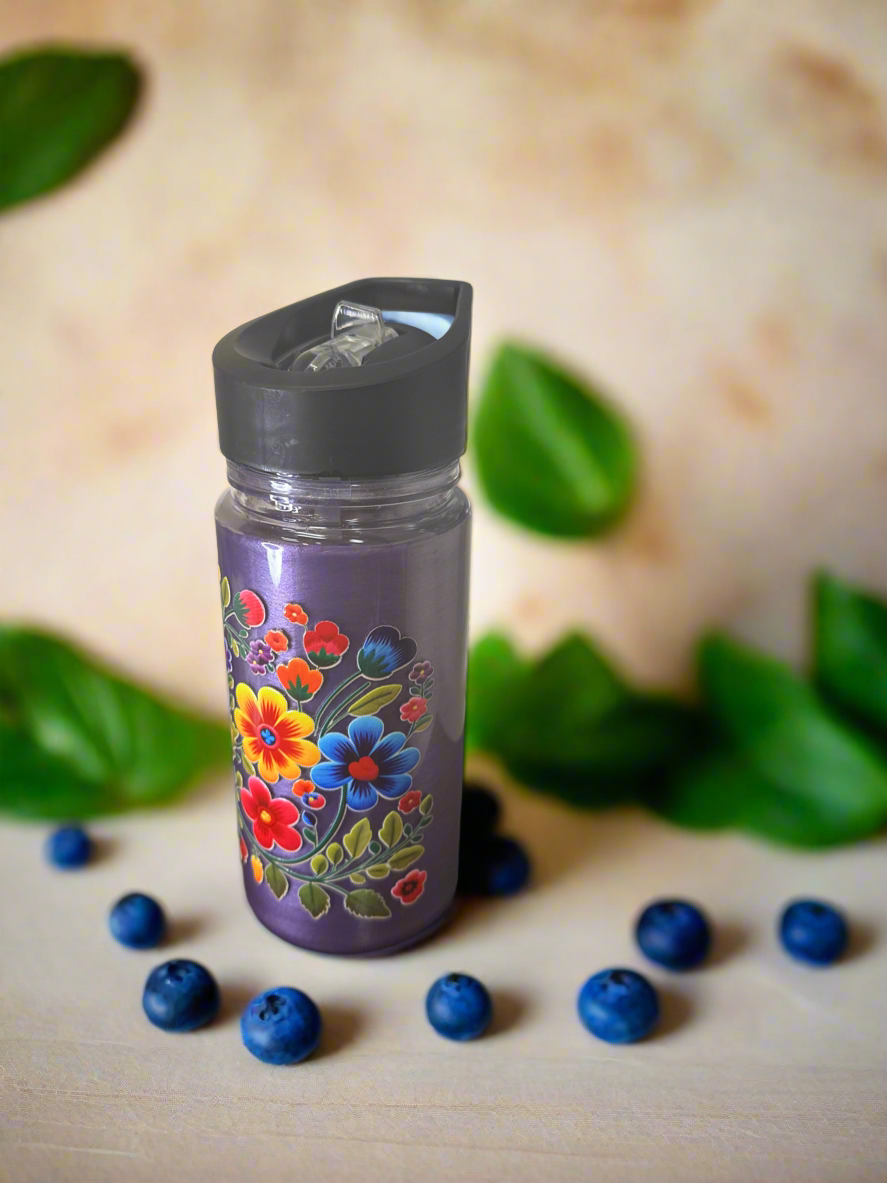 Purple Mica Snow Globe