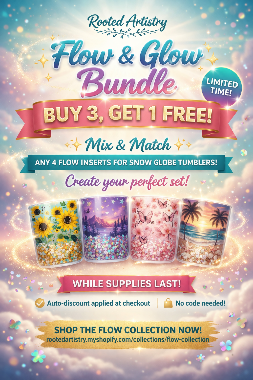 ✨ Flow & Glow Bundle – Buy 3, Get 1 Free ✨