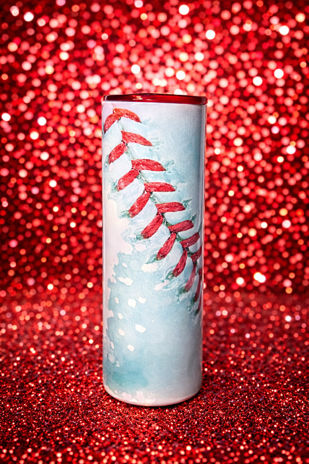 Diamond Darling Skinny Tumbler ✨ | Baseball Life Glam Edition