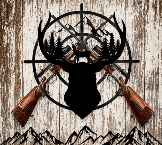 Buck & Barrel – Rustic Hunting Sublimation Transfer