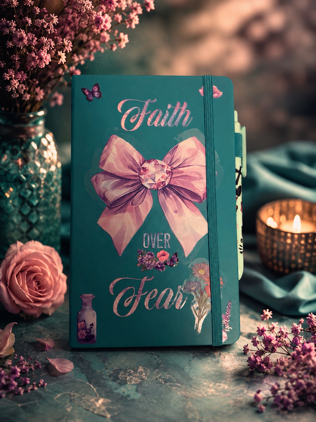 Teal Serenity™ Faith Journal Set